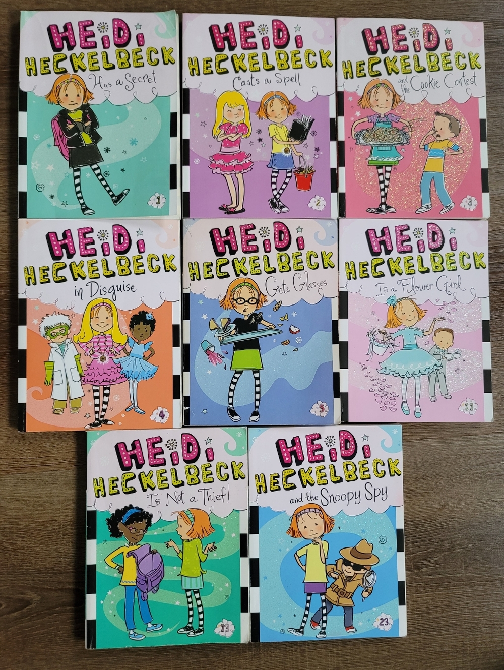 Heidi Heckelback Books X 8